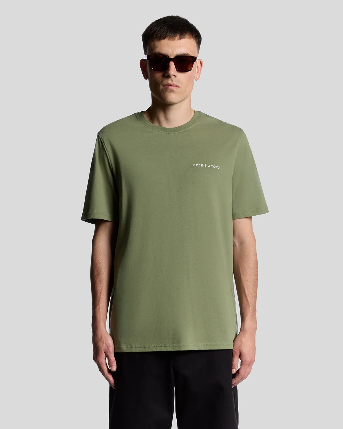 Script Logo Cotton Crew Neck T-Shirt sold by Lyle & Scott
