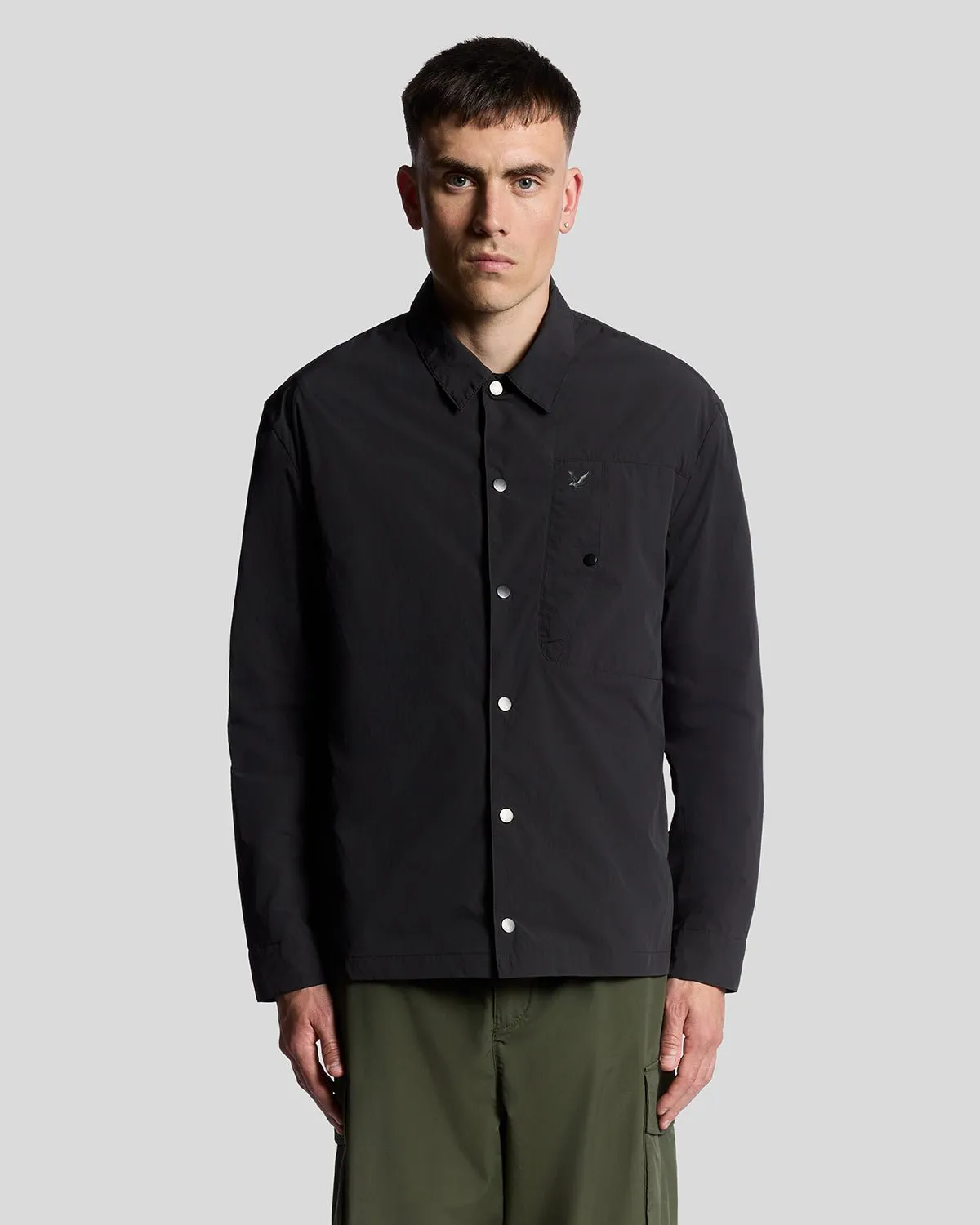 Crinkle Nylon Pocket Overshirt sold by Lyle & Scott