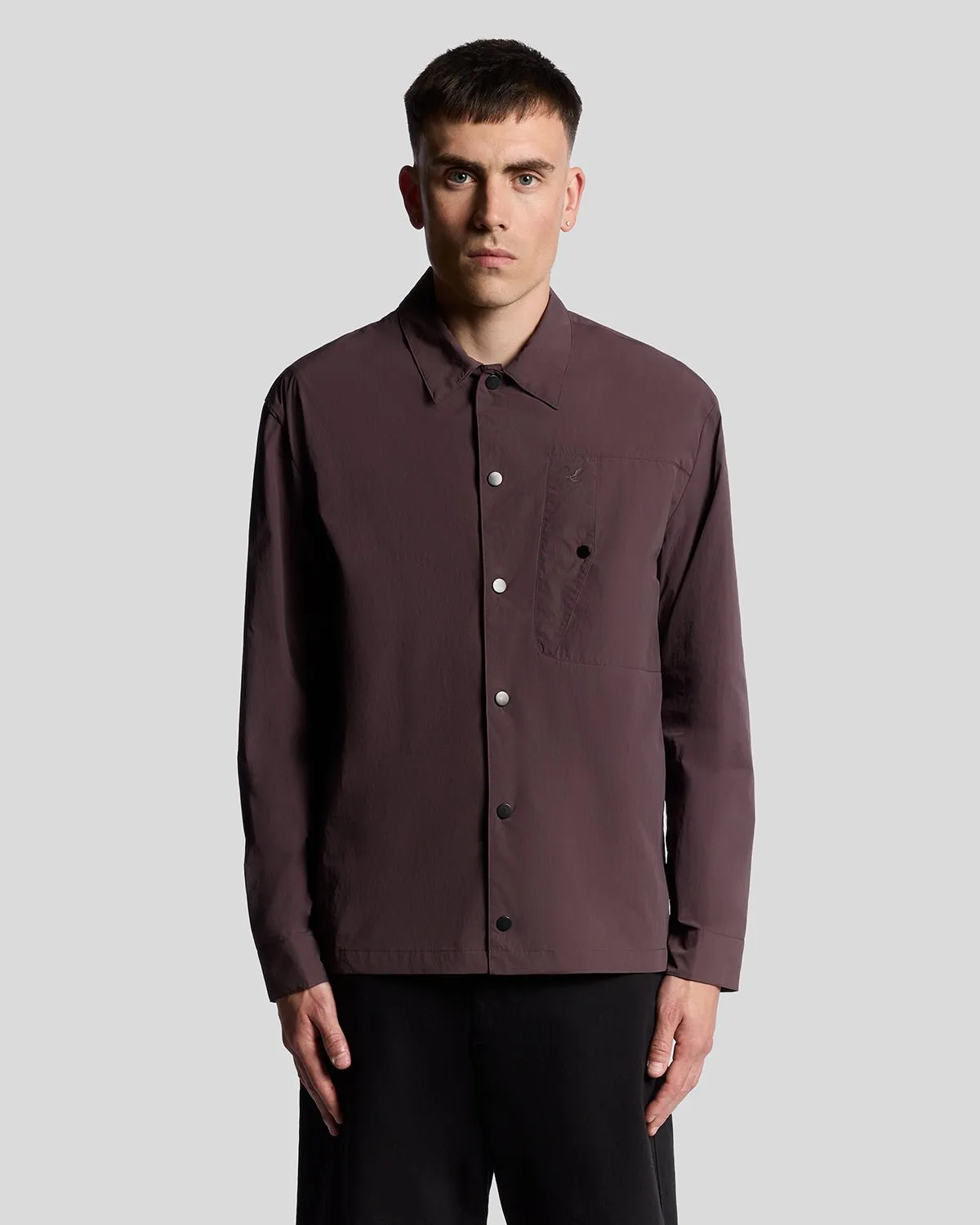 Crinkle Nylon Pocket Overshirt sold by Lyle & Scott