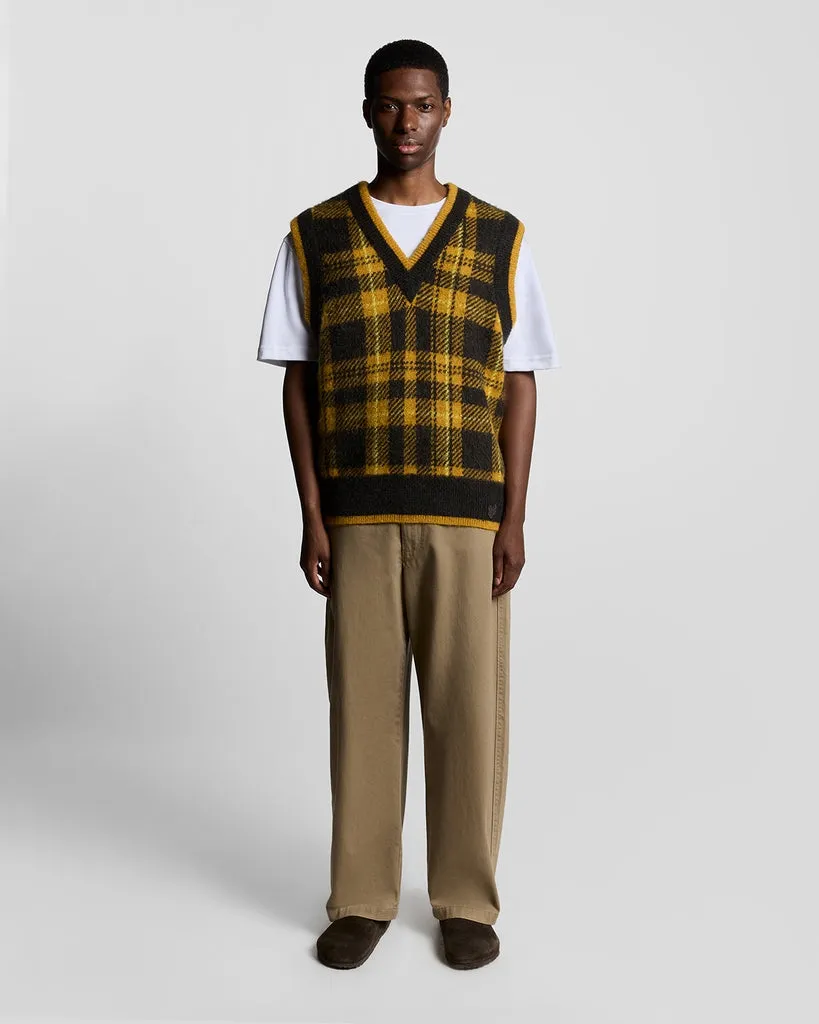 Wool Blend Tartan Vest sold by Lyle & Scott product image thumbnail 2