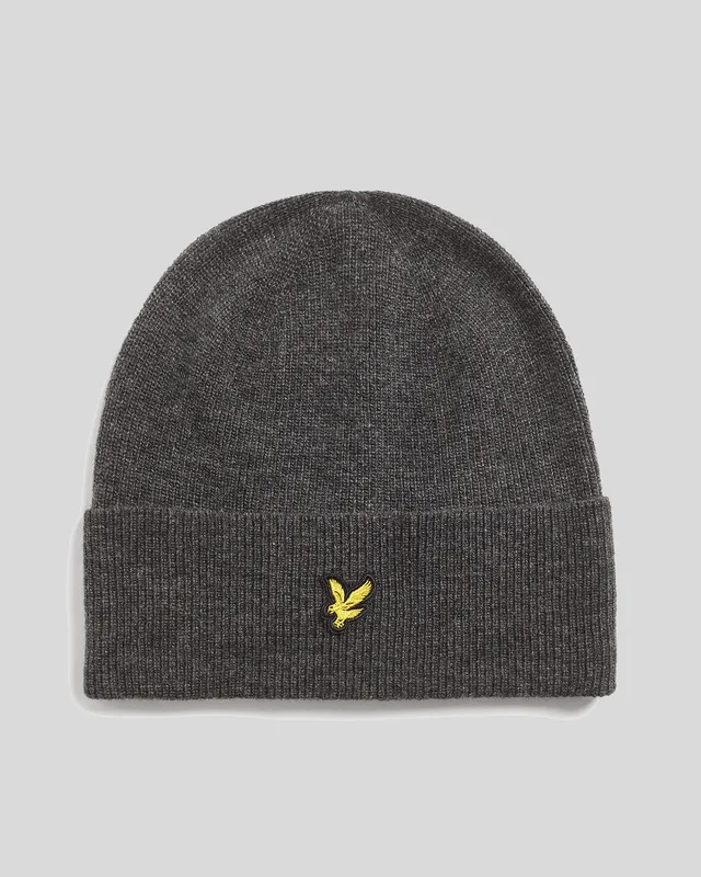 Lambswool Blend Beanie sold by Lyle & Scott