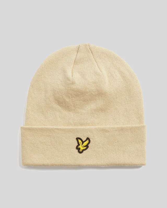 Merino Wool Blend Beanie sold by Lyle & Scott