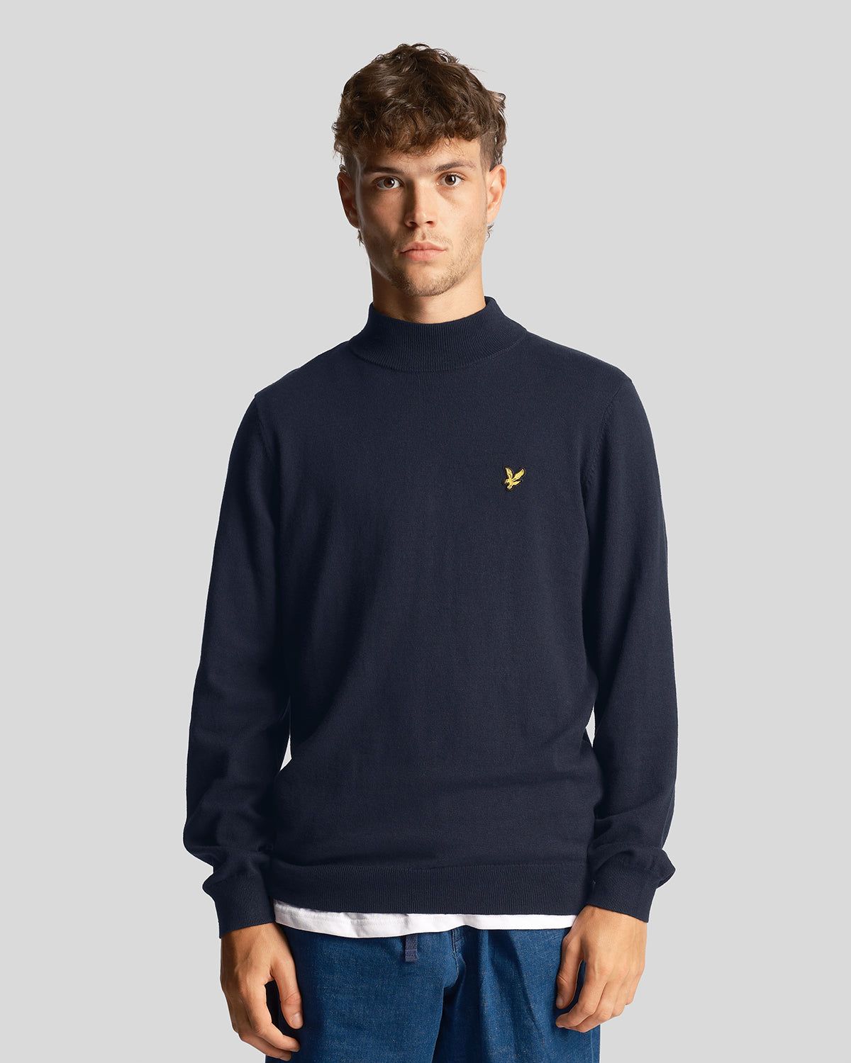 Roll Neck Merino Jumper sold by Lyle & Scott
