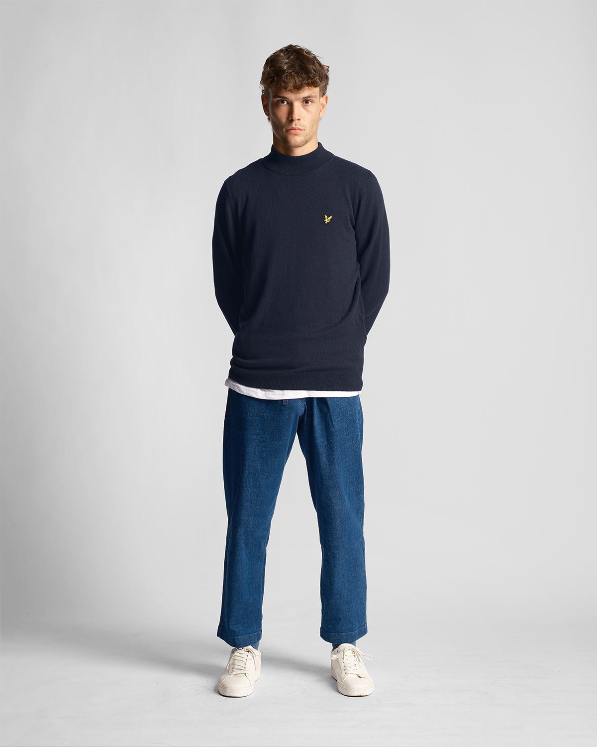 Roll Neck Merino Jumper sold by Lyle & Scott product image thumbnail 2