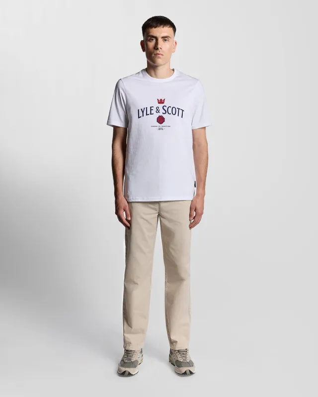 Drawstring Tapered Chino sold by Lyle & Scott