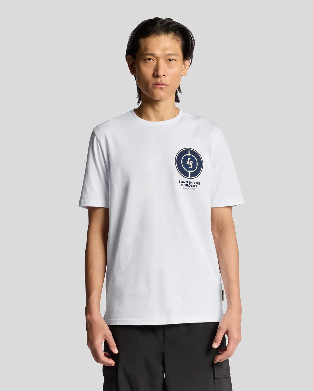 Born In The Borders Graphic T-Shirt sold by Lyle & Scott