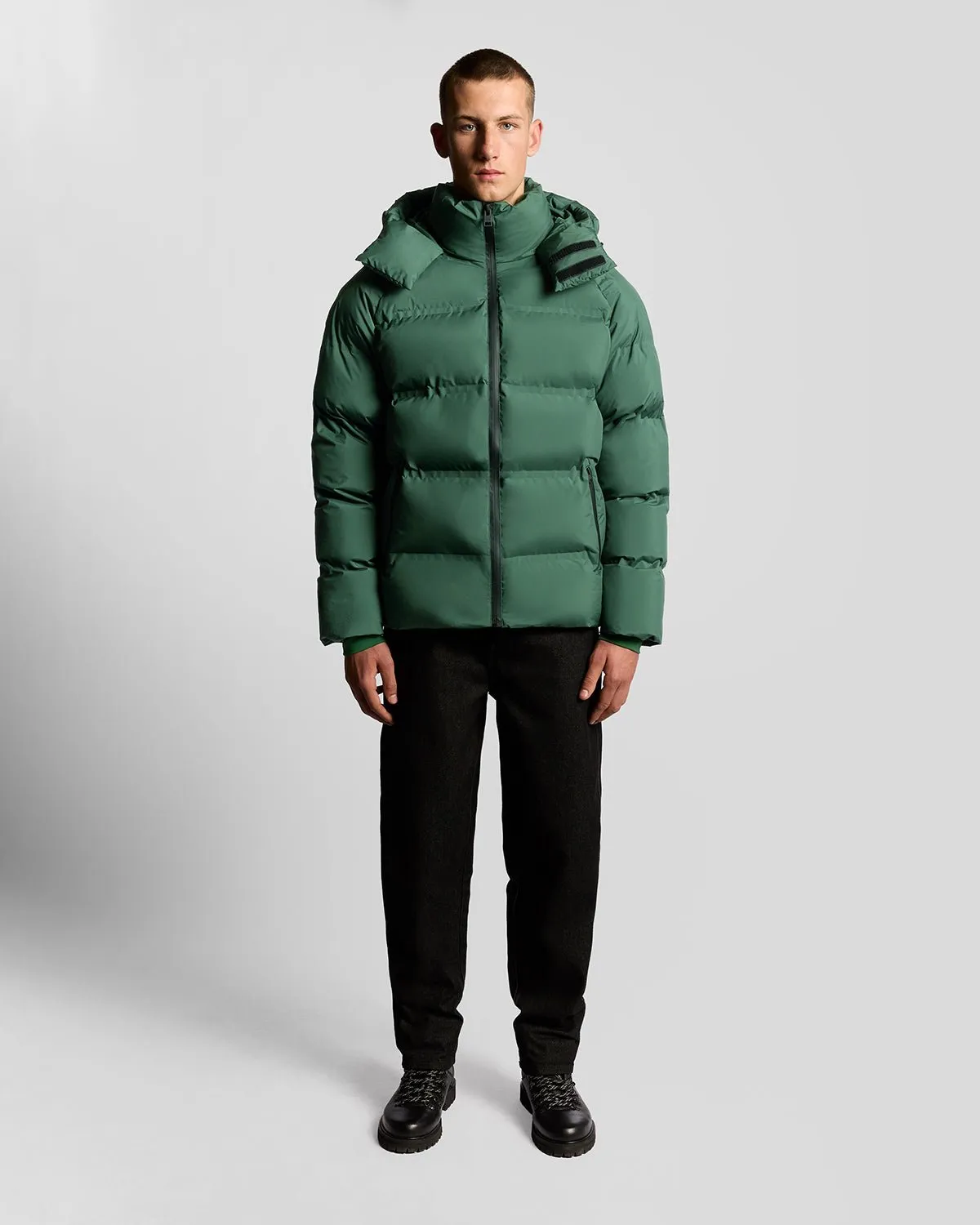 Heavyweight Hooded Puffer Jacket sold by Lyle & Scott product image thumbnail 2