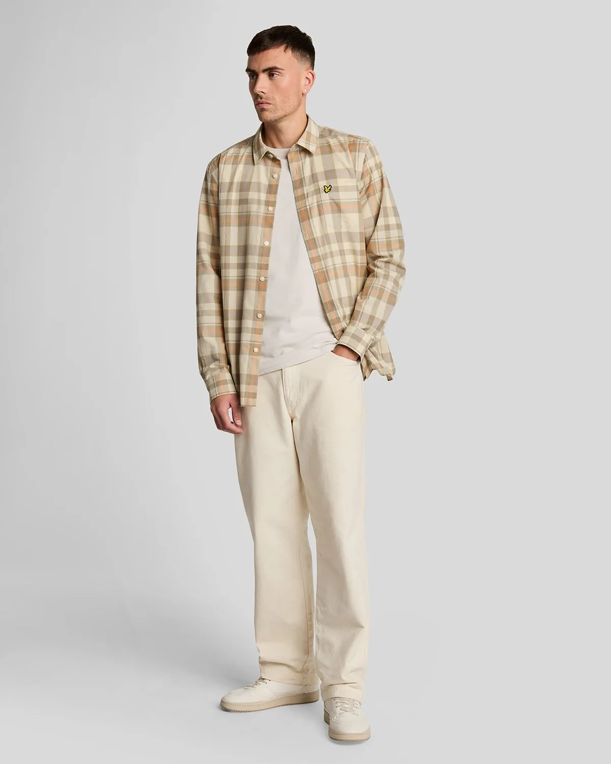 Cotton Crew Neck T-Shirt sold by Lyle & Scott product image thumbnail 2