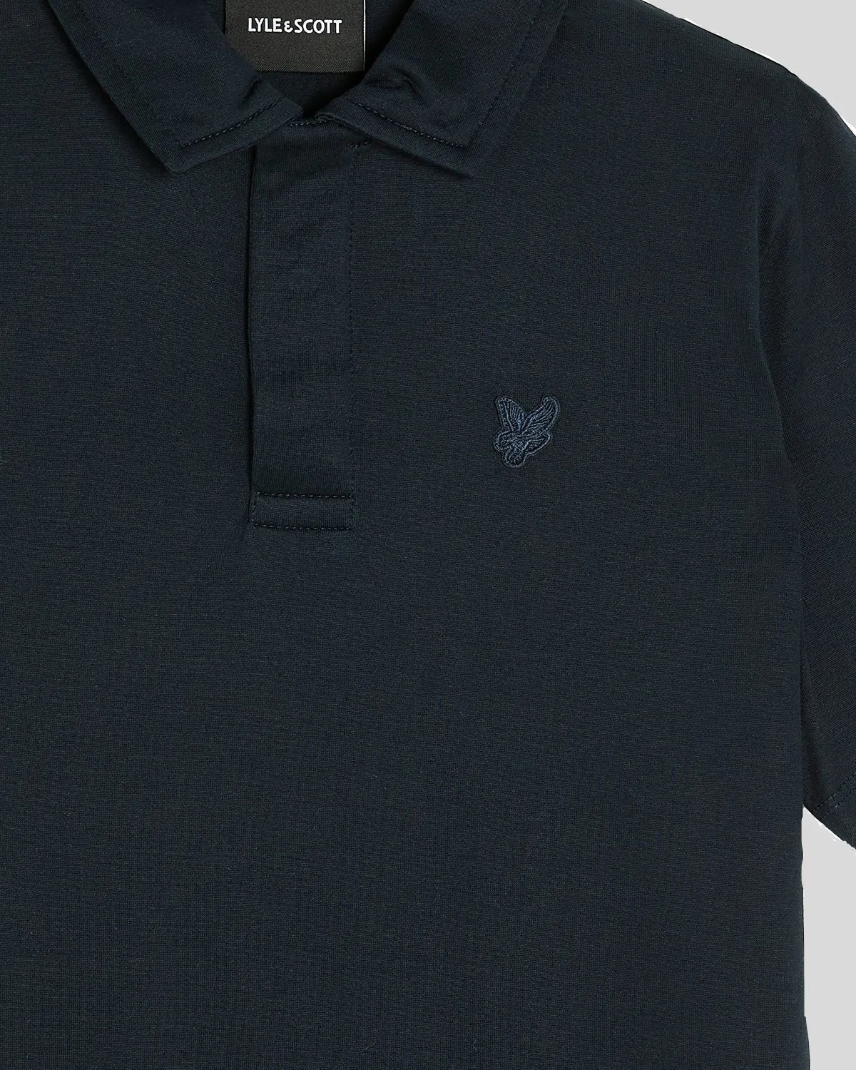 Mercerised Cotton Tonal Polo Shirt sold by Lyle & Scott product image thumbnail 3