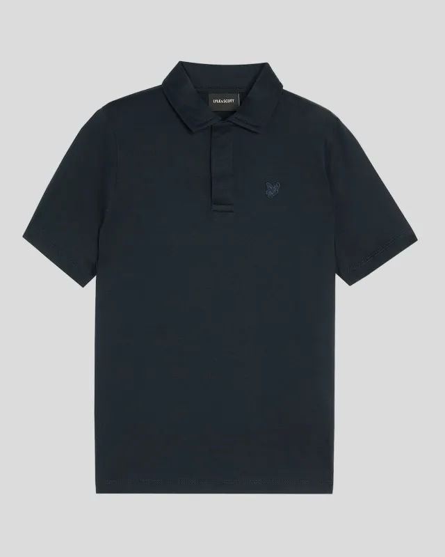 Mercerised Cotton Tonal Polo Shirt sold by Lyle & Scott