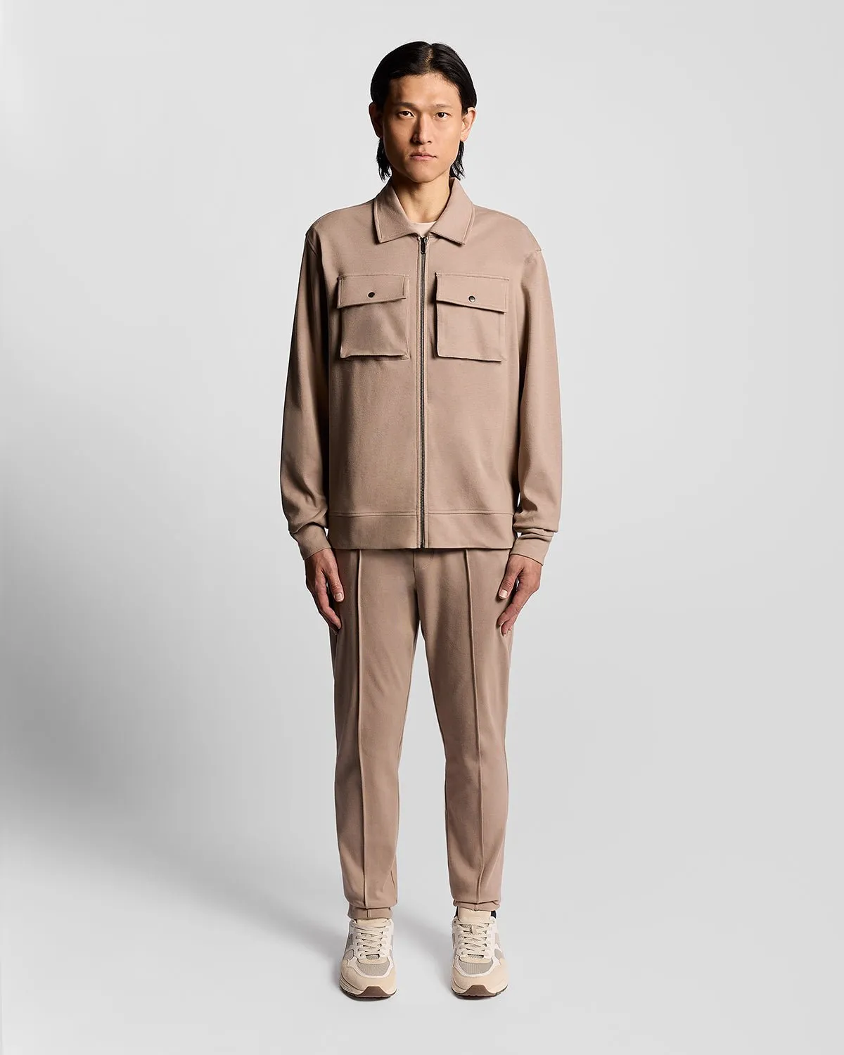 Heavyweight Jersey Overshirt sold by Lyle & Scott product image thumbnail 2