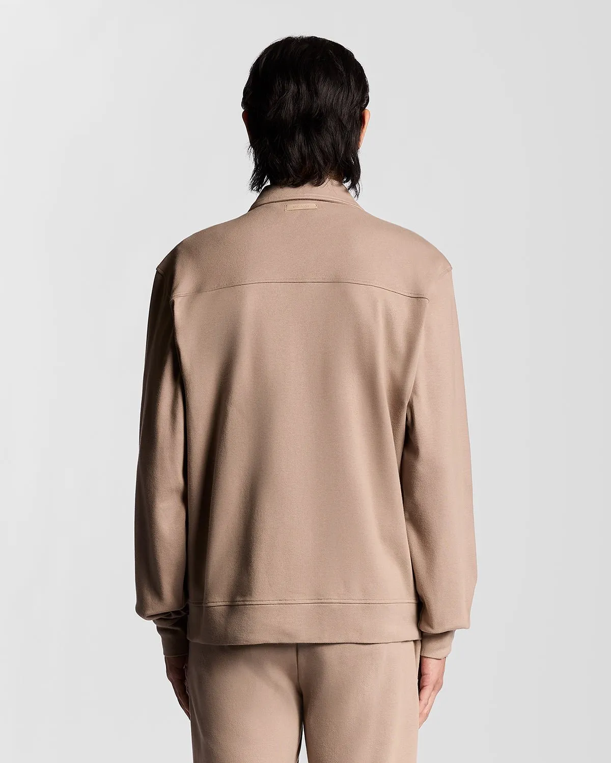 Heavyweight Jersey Overshirt sold by Lyle & Scott product image thumbnail 4