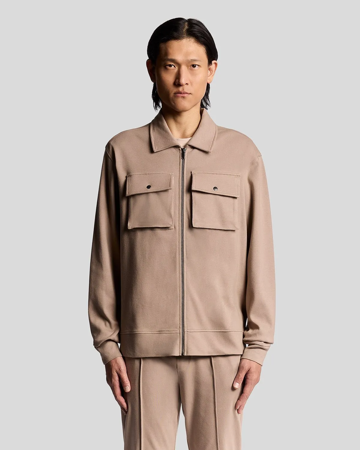 Heavyweight Jersey Overshirt sold by Lyle & Scott