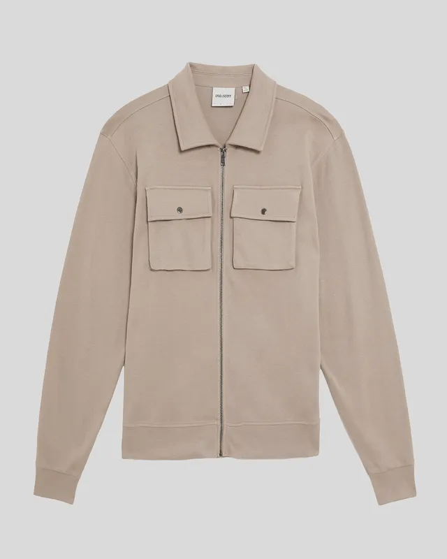 Heavyweight Jersey Overshirt sold by Lyle & Scott product image thumbnail 5