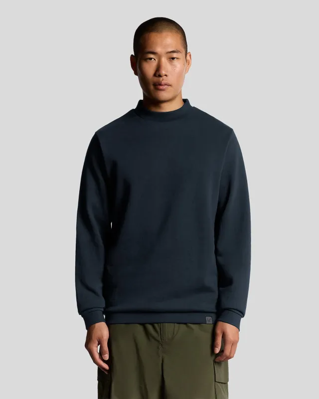 Half Raglan Sleeve Panneled Sweatshirt sold by Lyle & Scott