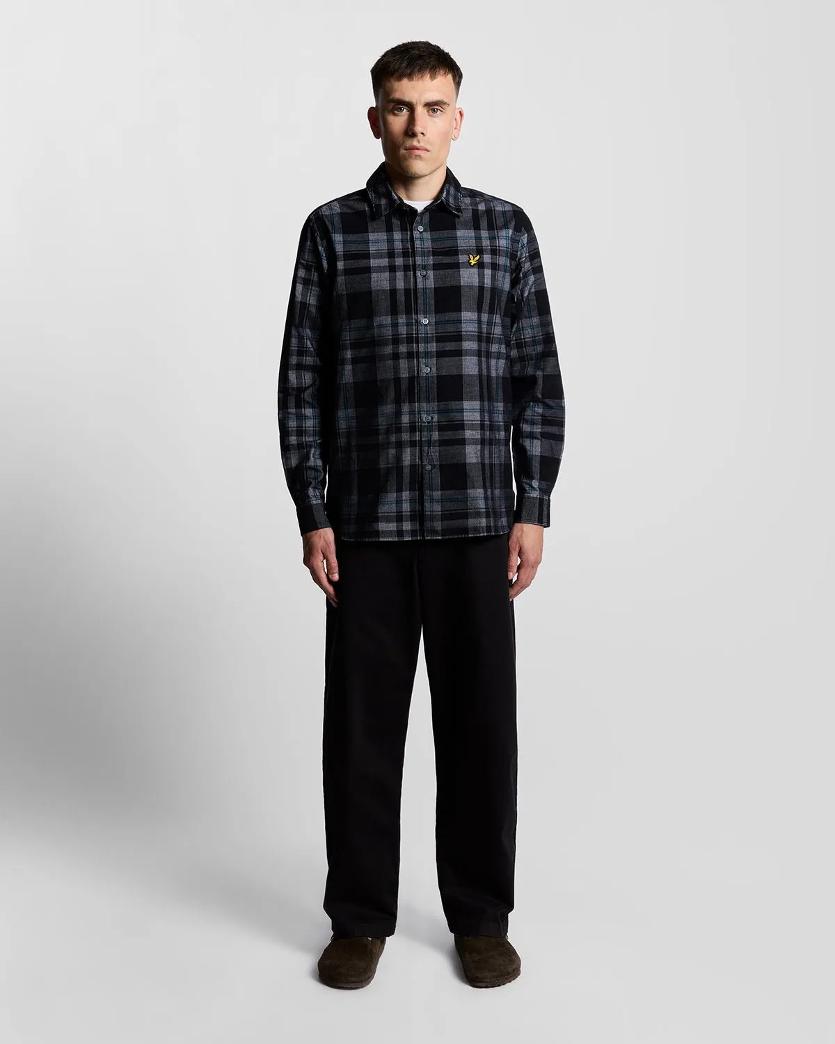Tartan Check Corduroy Shirt sold by Lyle & Scott product image thumbnail 2
