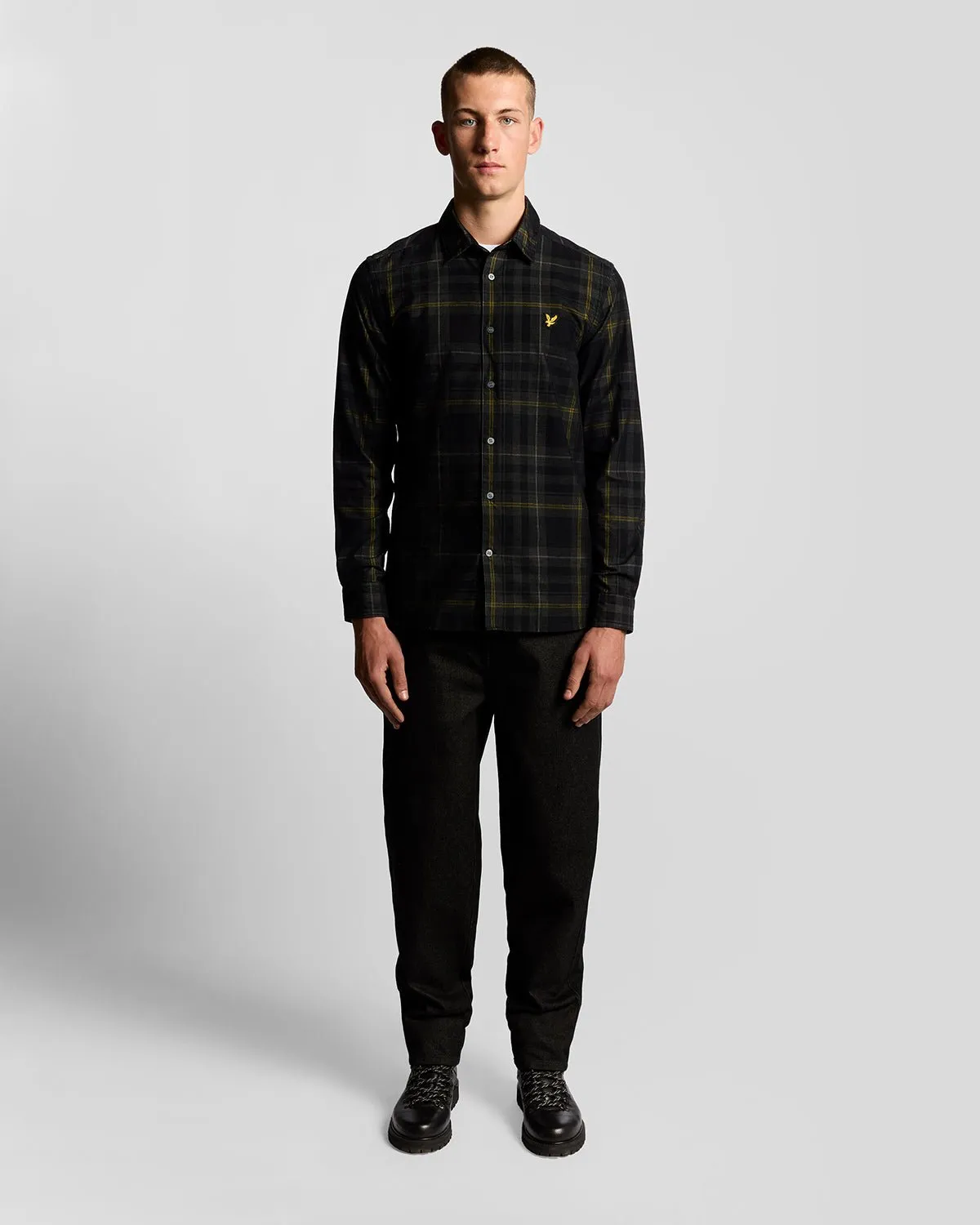 Tartan Check Corduroy Shirt sold by Lyle & Scott product image thumbnail 2
