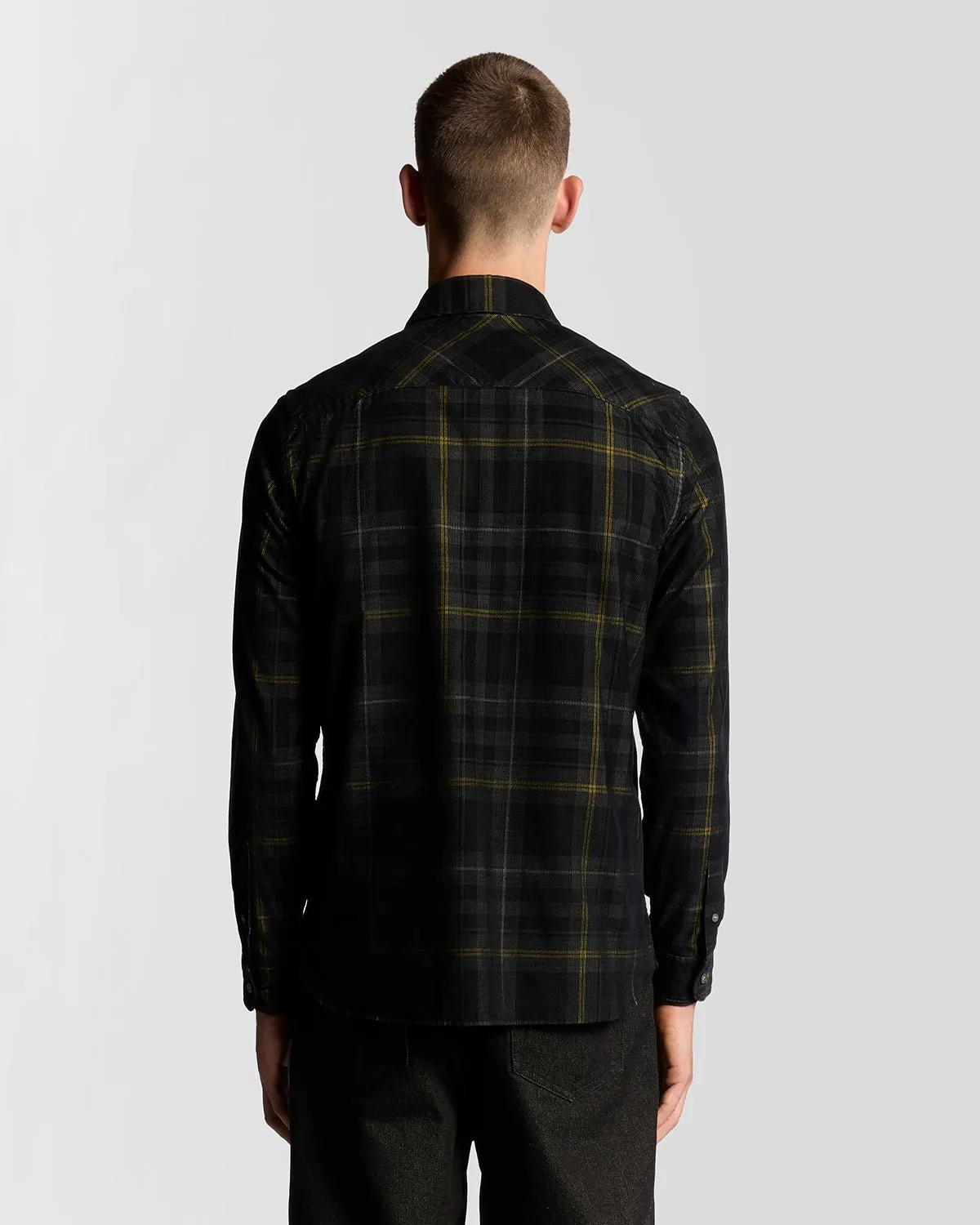 Tartan Check Corduroy Shirt sold by Lyle & Scott product image thumbnail 4