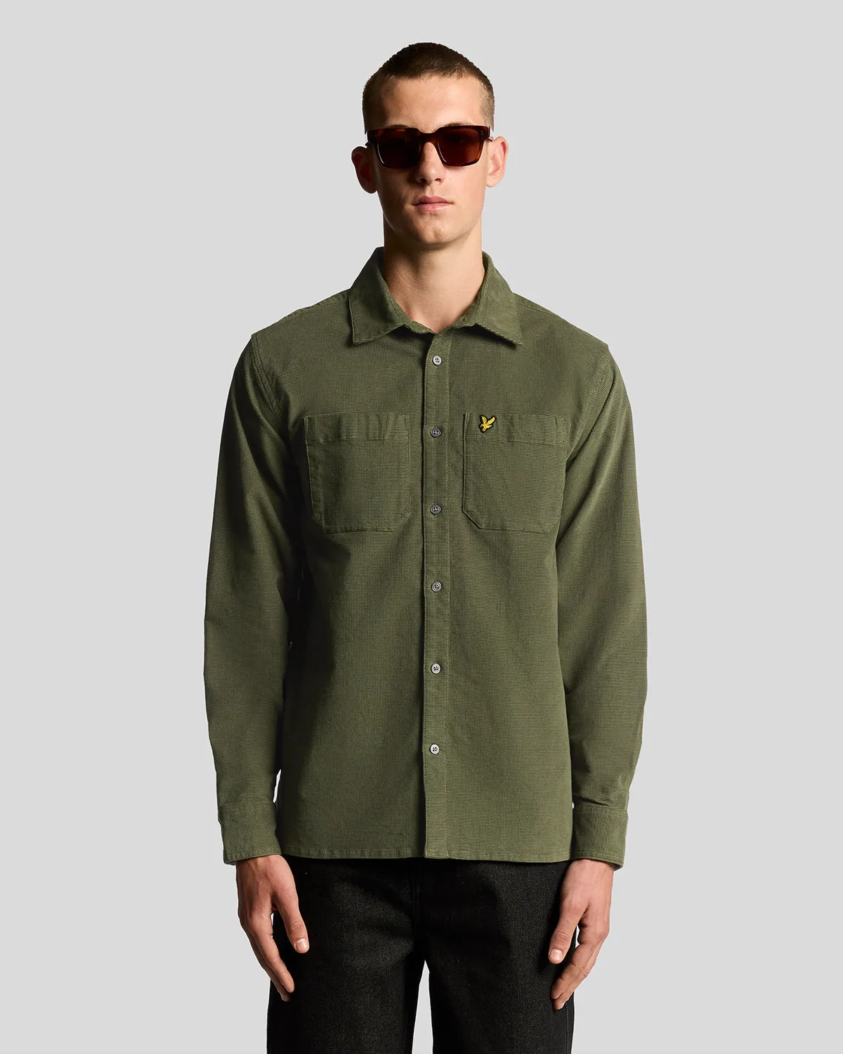 Lightweight Needle Cord Shirt sold by Lyle & Scott