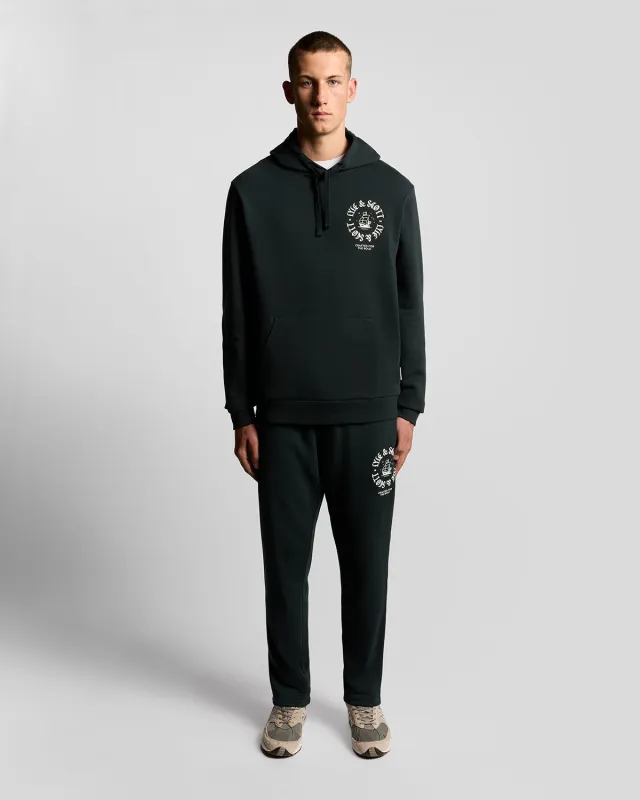 Insignia Graphic Cotton Joggers sold by Lyle & Scott