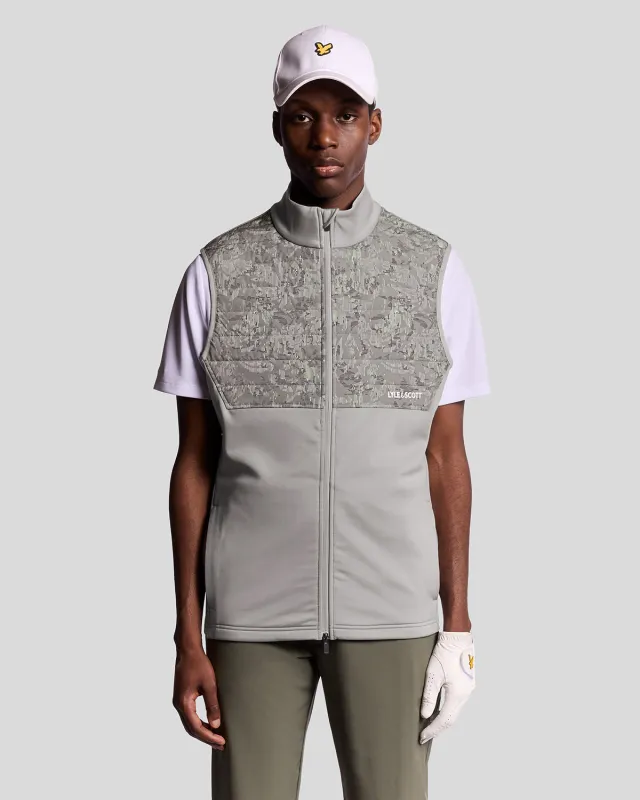 Windproof Print Vest sold by Lyle & Scott