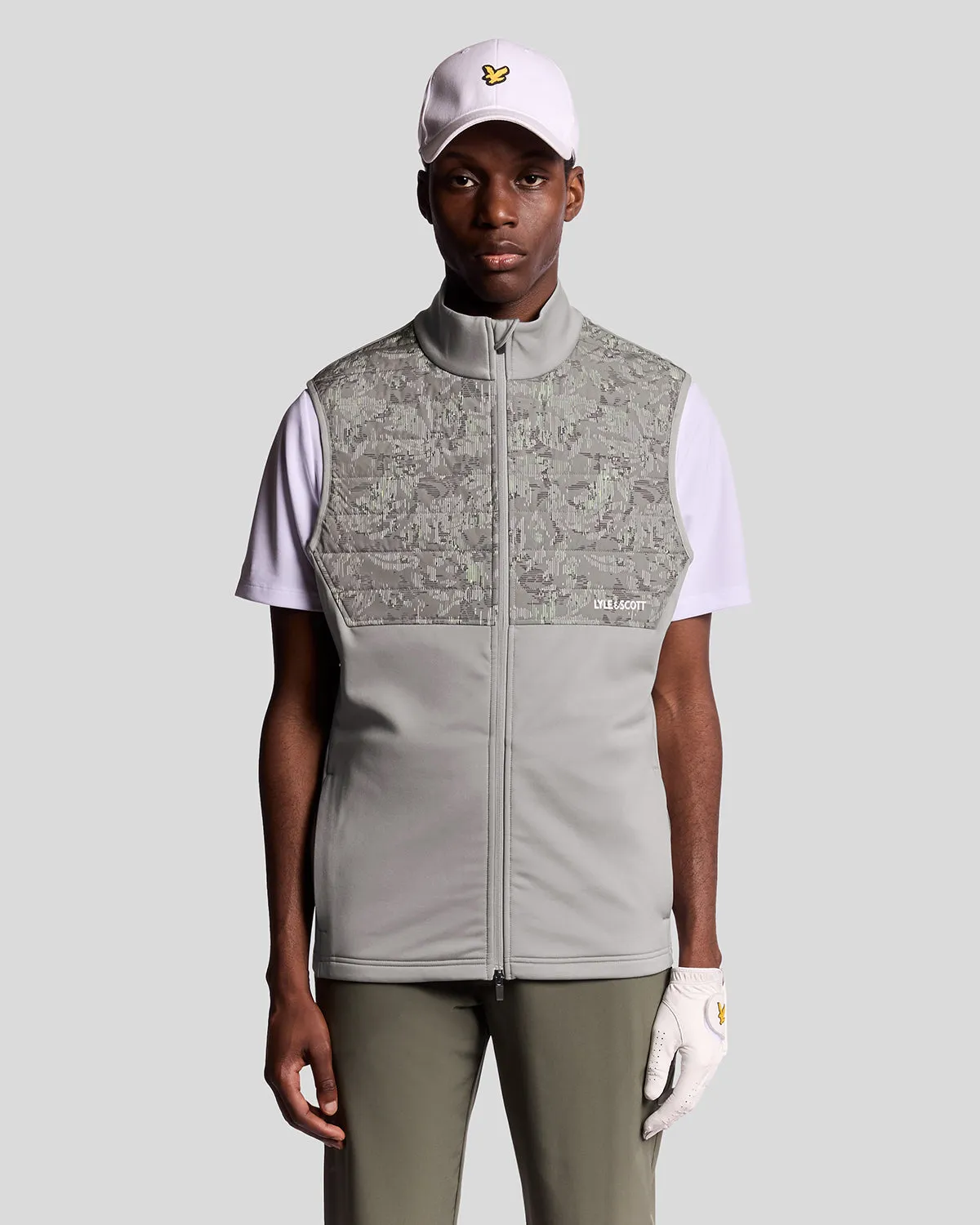 Windproof Print Vest sold by Lyle & Scott