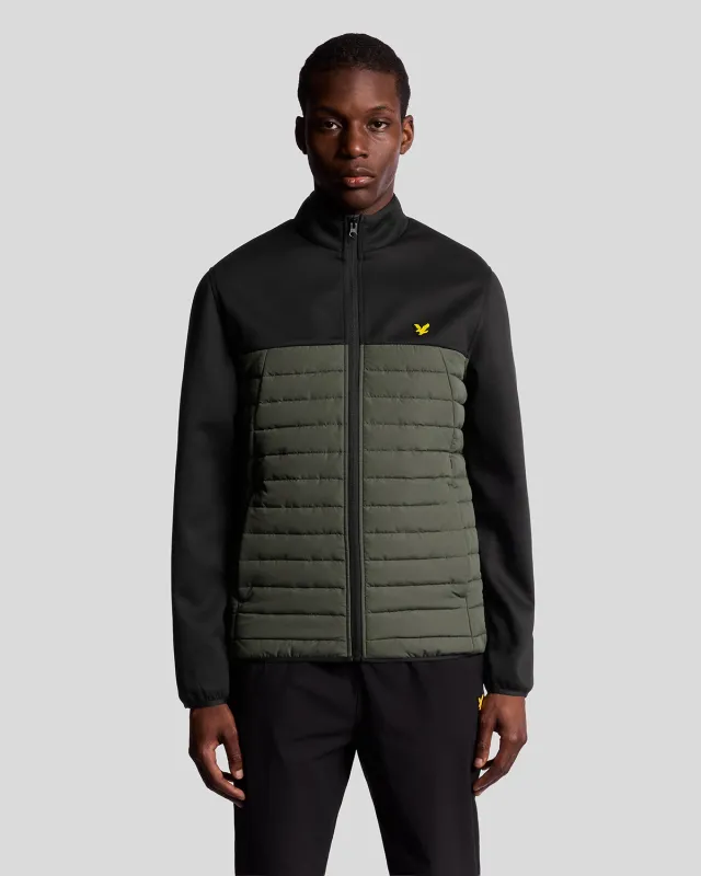 Sports Hybrid Fleece Jacket sold by Lyle & Scott