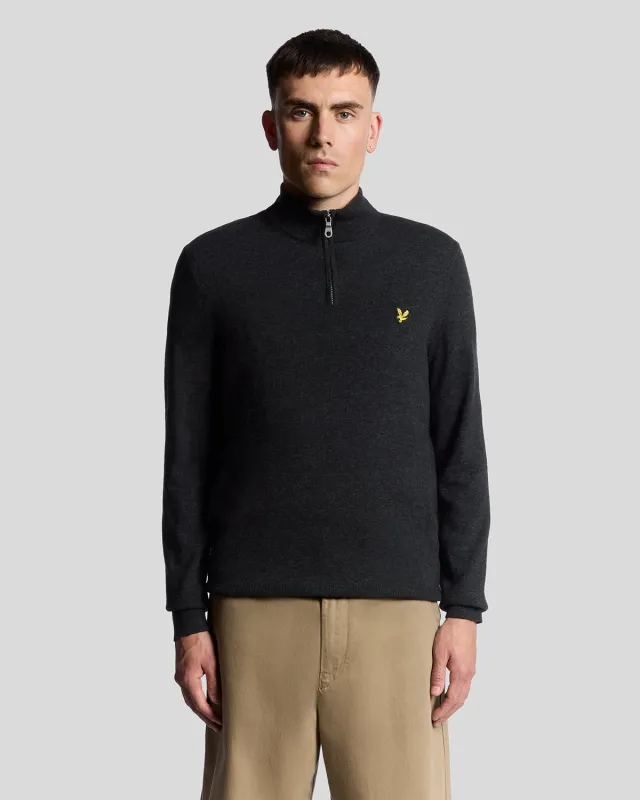 Lambswool Blend 1/4 Zip Jumper sold by Lyle & Scott