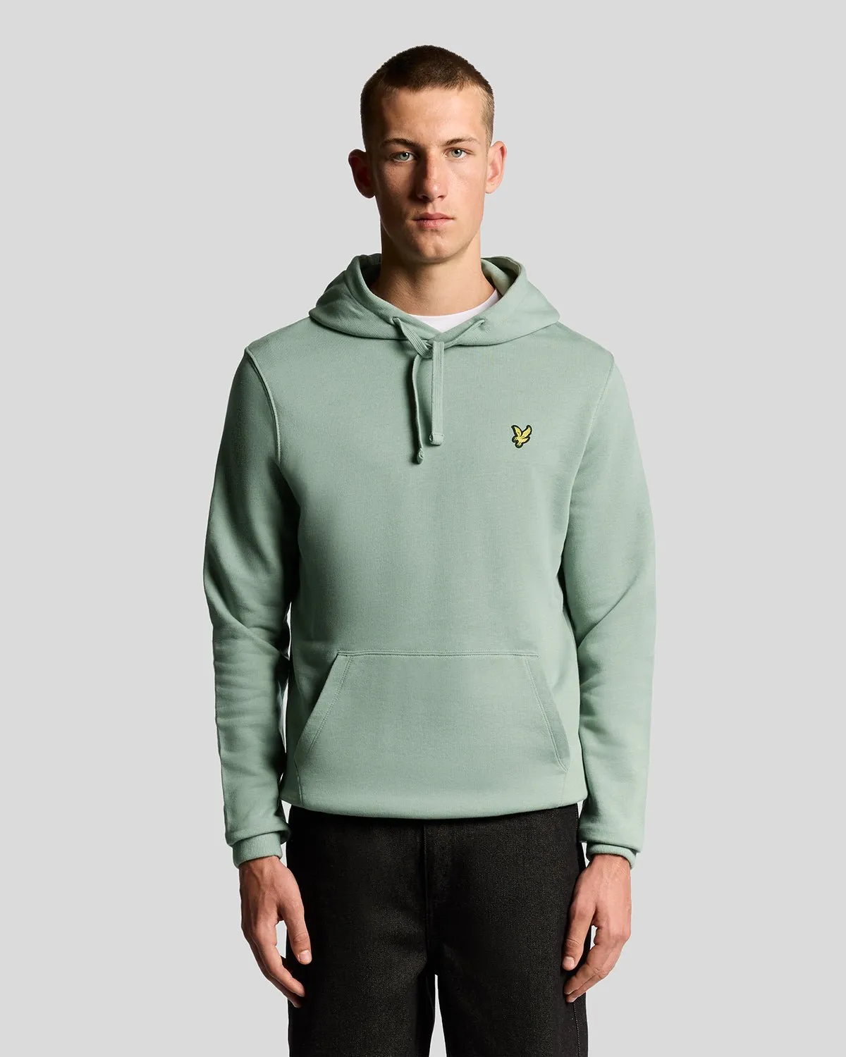 Loopback Cotton Hoodie sold by Lyle & Scott