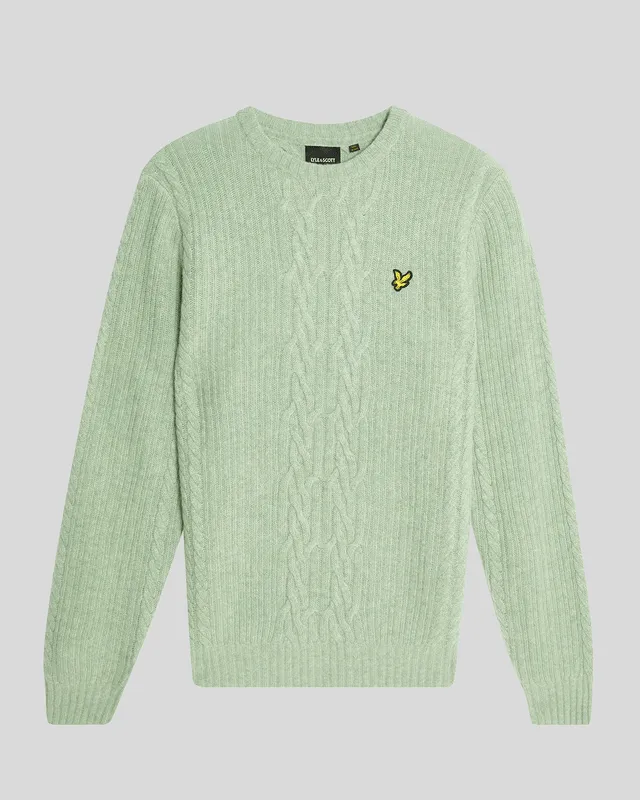 Ribbed Cable Knit Jumper sold by Lyle & Scott product image thumbnail 5