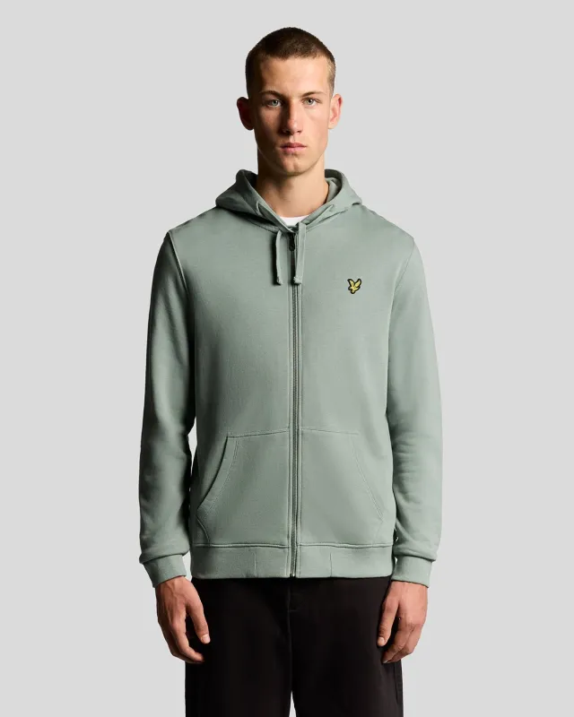 Loopback Cotton Full Zip Hoodie sold by Lyle & Scott