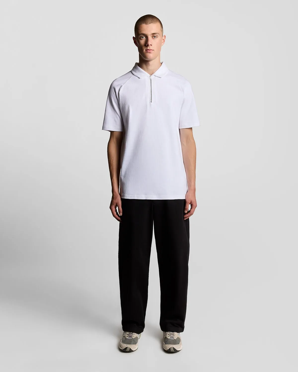 Interlock Zipped Polo Shirt sold by Lyle & Scott product image thumbnail 2
