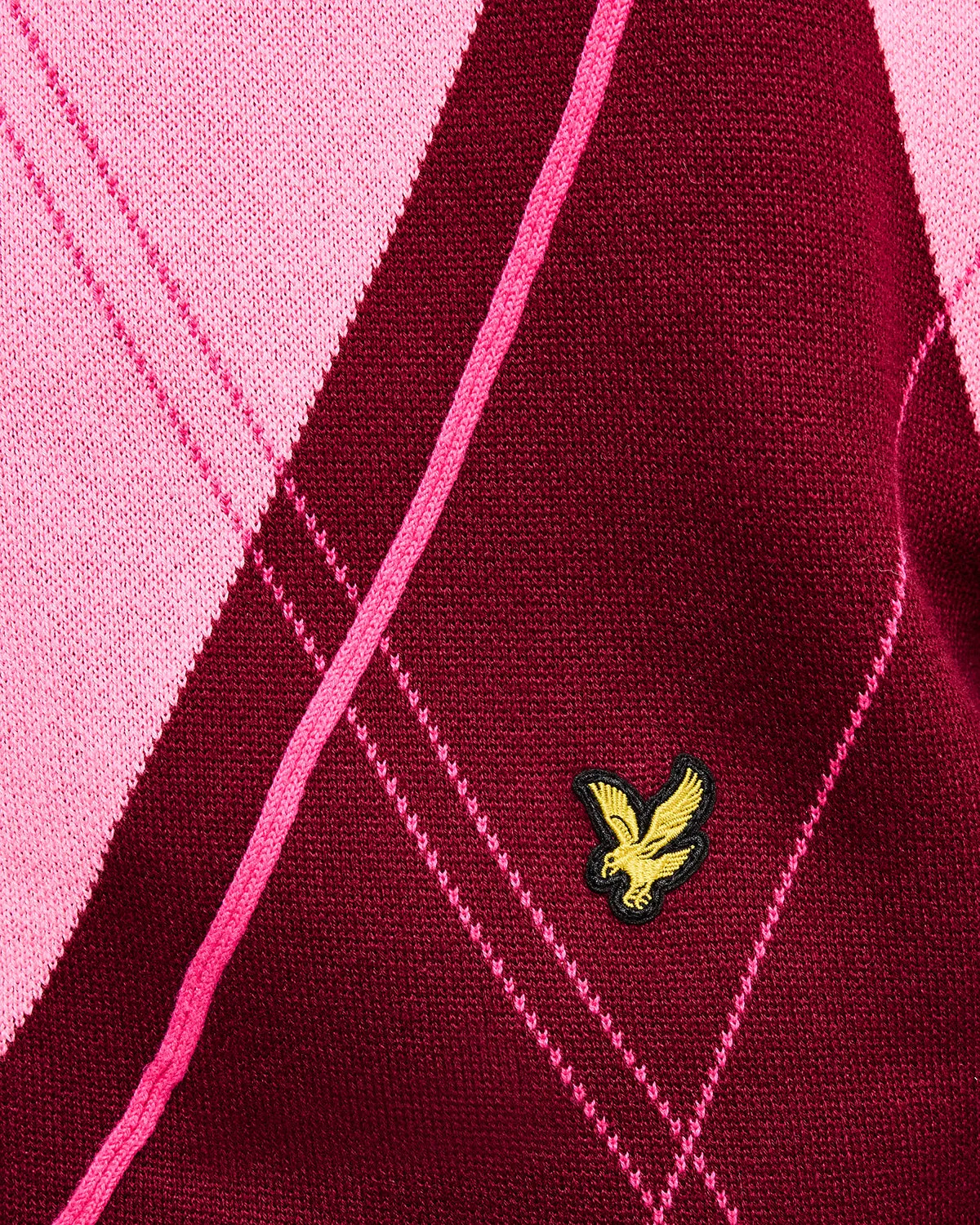 Argyle Knitted Track Jacket sold by Lyle & Scott product image thumbnail 4