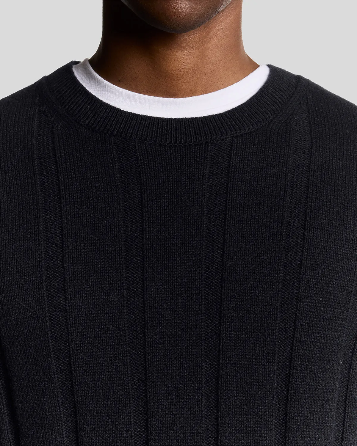 Wool Blend Ribbed Jumper sold by Lyle & Scott product image thumbnail 3