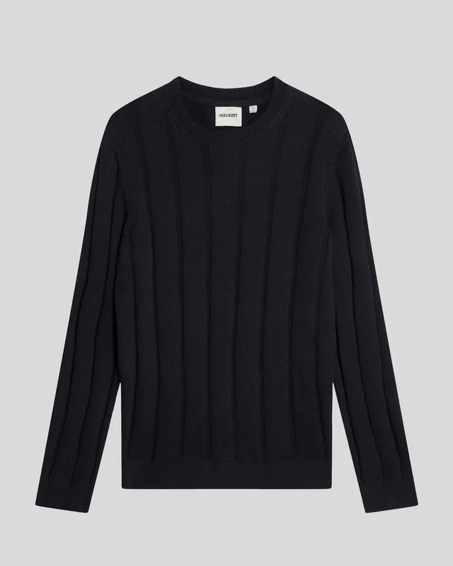 Wool Blend Ribbed Jumper sold by Lyle & Scott product image thumbnail 5