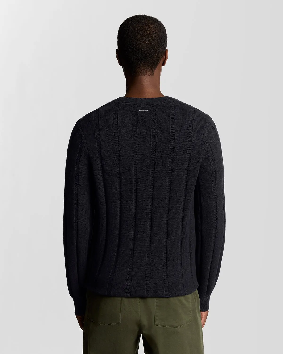 Wool Blend Ribbed Jumper sold by Lyle & Scott product image thumbnail 4
