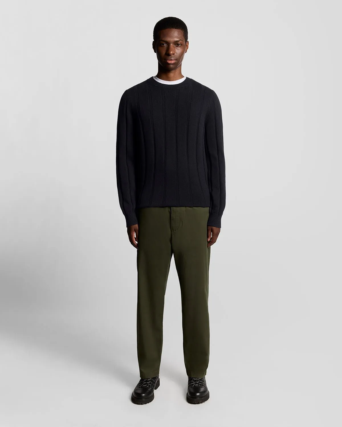 Wool Blend Ribbed Jumper sold by Lyle & Scott product image thumbnail 2