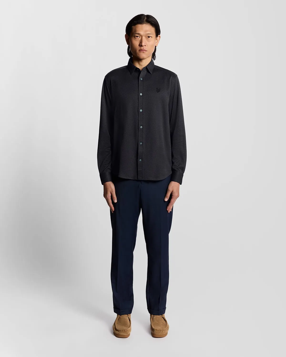 Two-Tone Jacquard Shirt sold by Lyle & Scott product image thumbnail 2