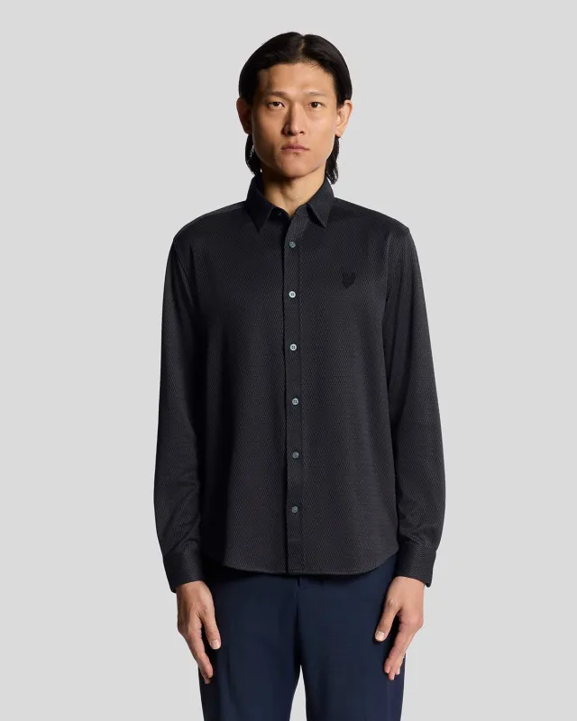 Two-Tone Jacquard Shirt sold by Lyle & Scott