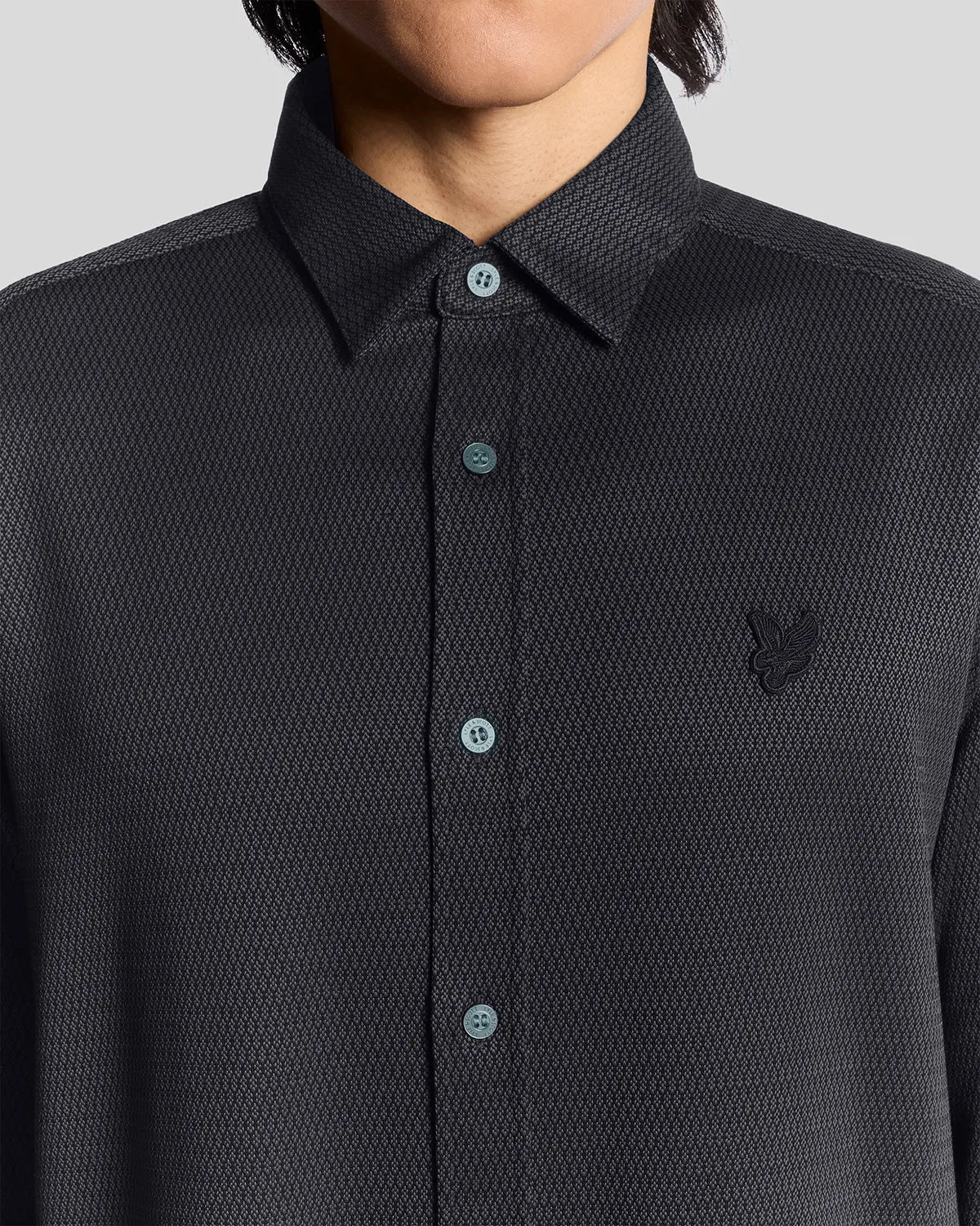 Two-Tone Jacquard Shirt sold by Lyle & Scott product image thumbnail 3