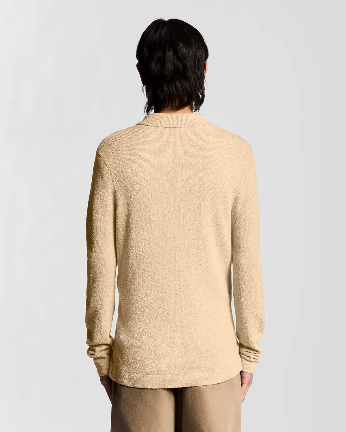 Textured Knit Collared Cardigan sold by Lyle & Scott product image thumbnail 4