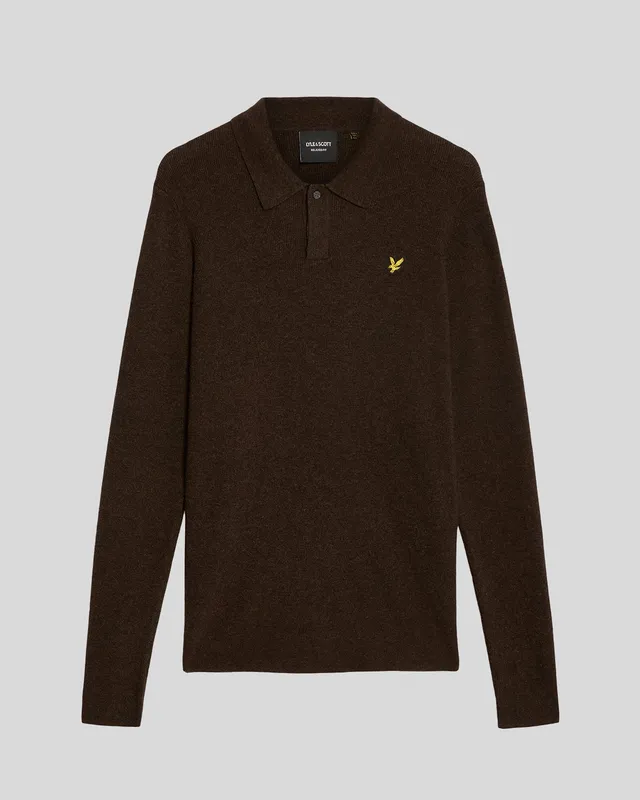 Fair Isle Lambswool Blend Polo Jumper sold by Lyle & Scott product image thumbnail 5