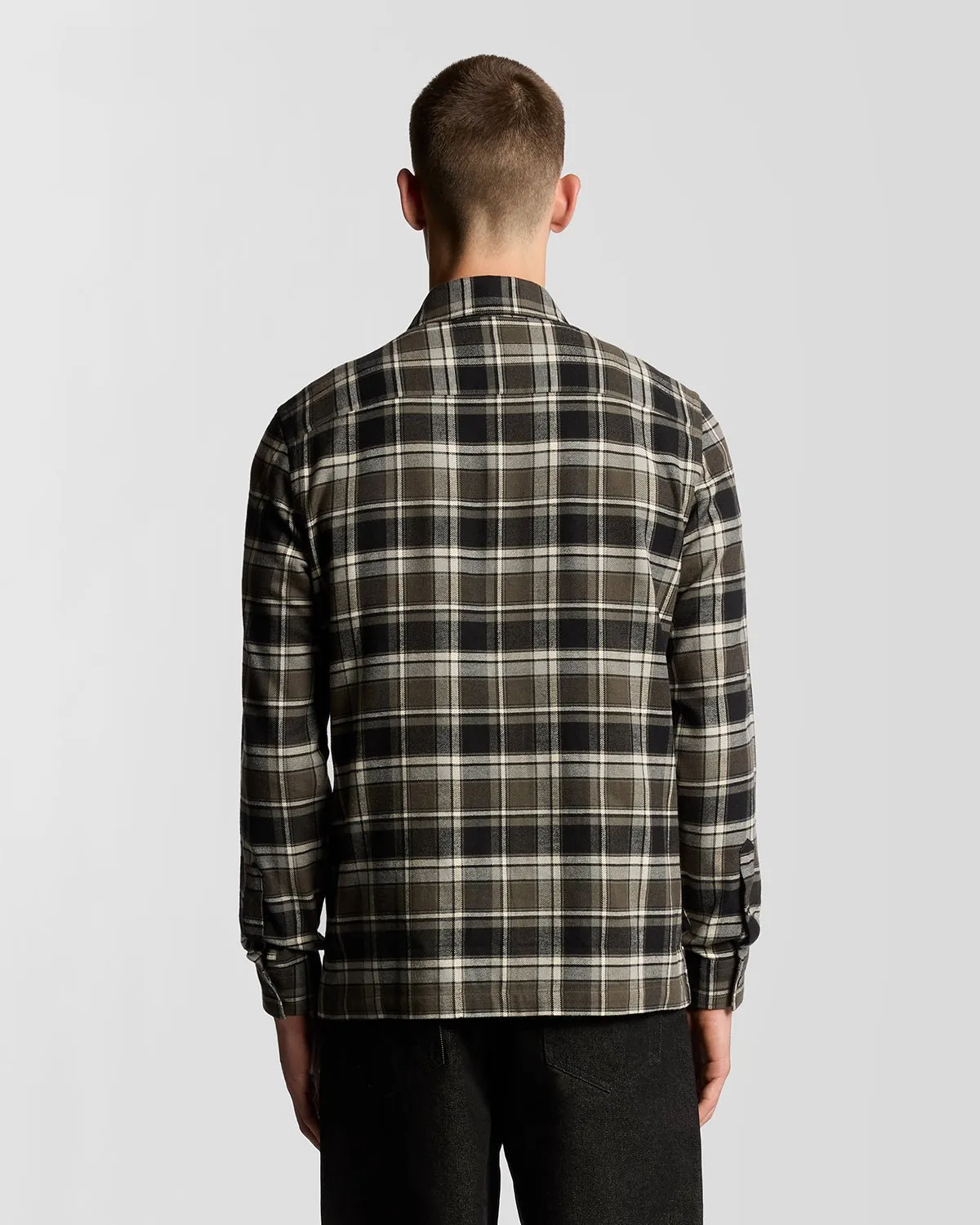 Brushed Cotton Check Shirt sold by Lyle & Scott product image thumbnail 4