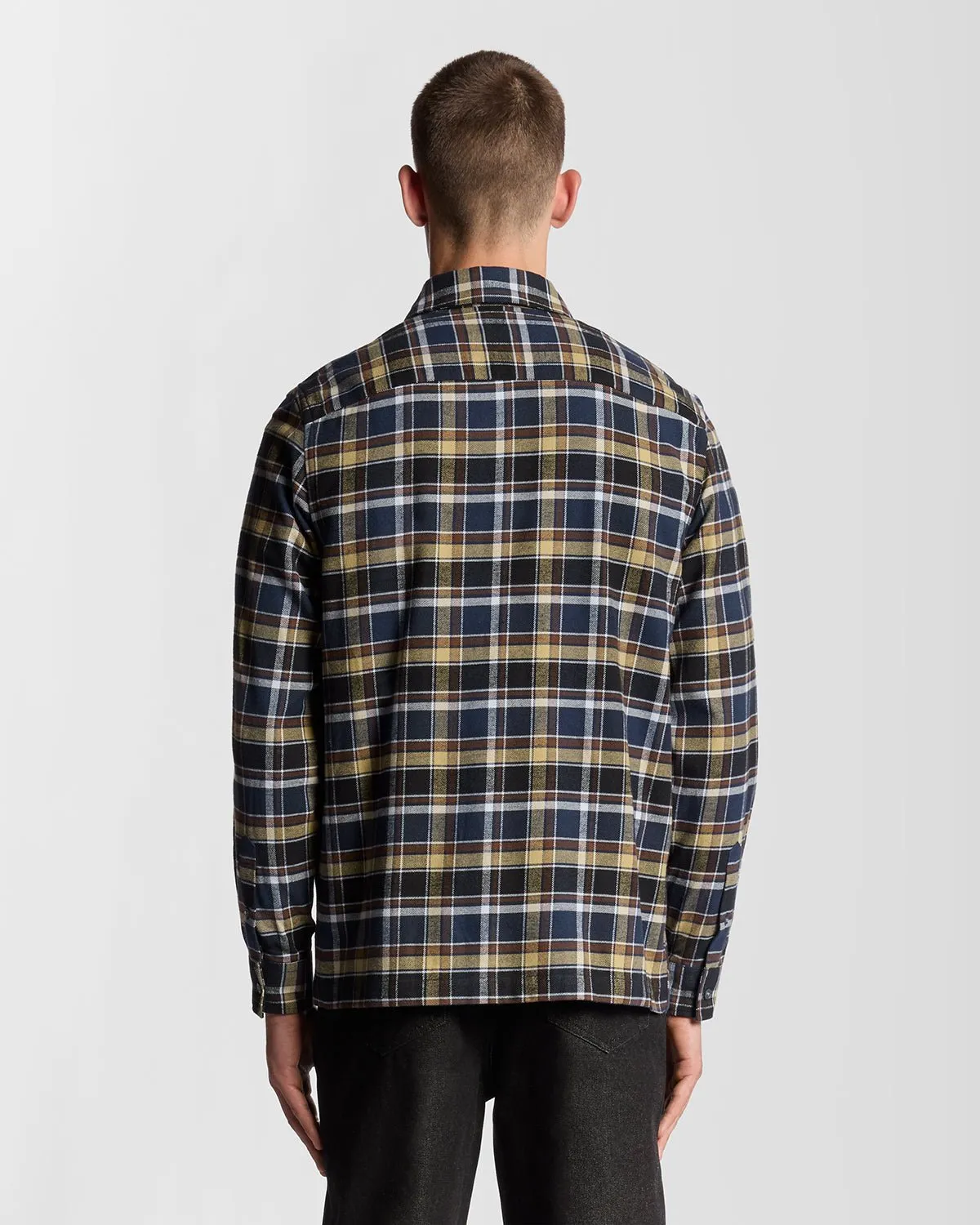 Brushed Cotton Check Shirt sold by Lyle & Scott product image thumbnail 4