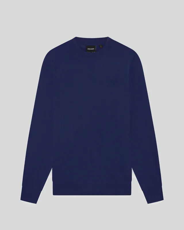 Superfine Cotton Crew Neck Jumper sold by Lyle & Scott product image thumbnail 5