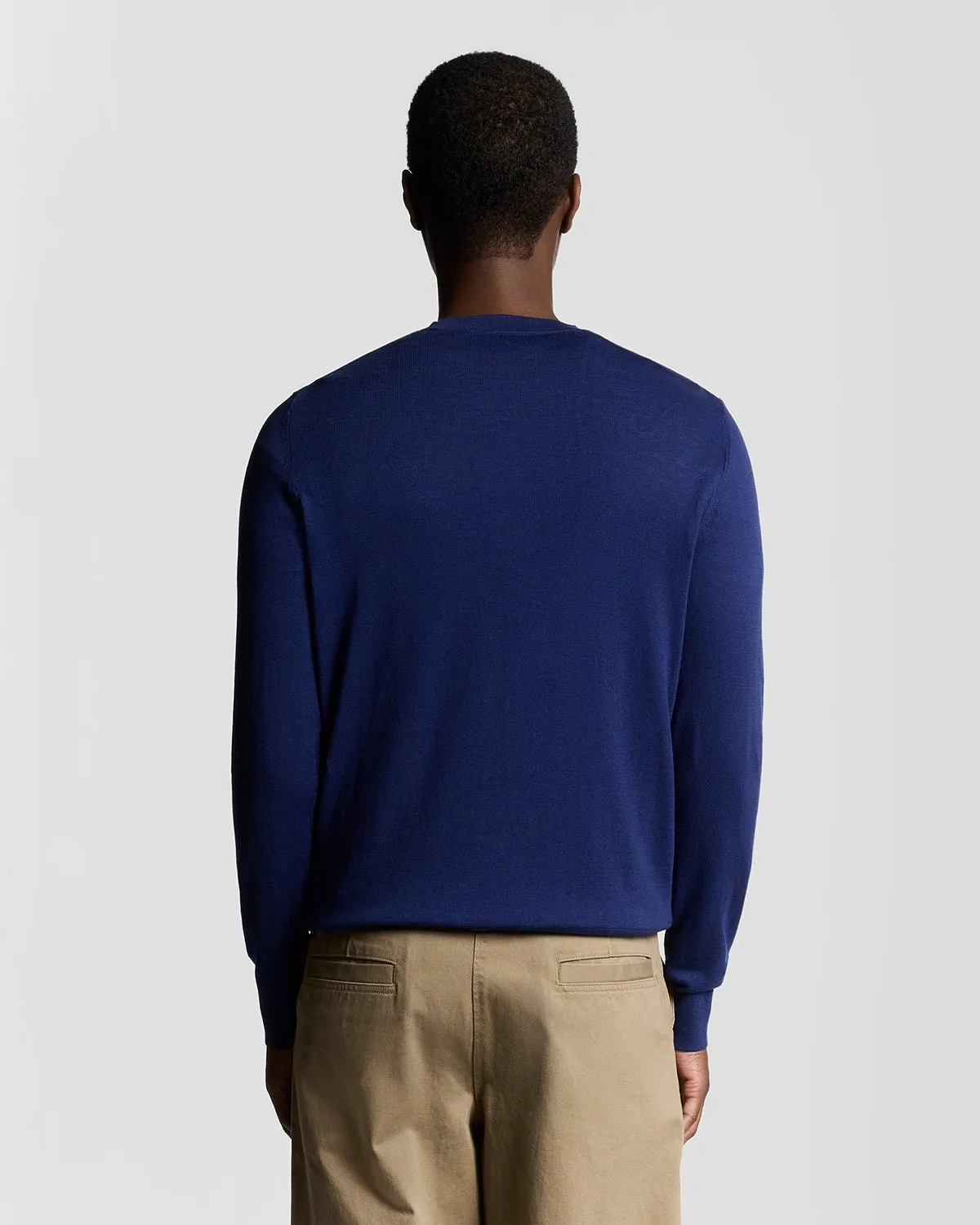 Superfine Cotton Crew Neck Jumper sold by Lyle & Scott product image thumbnail 4
