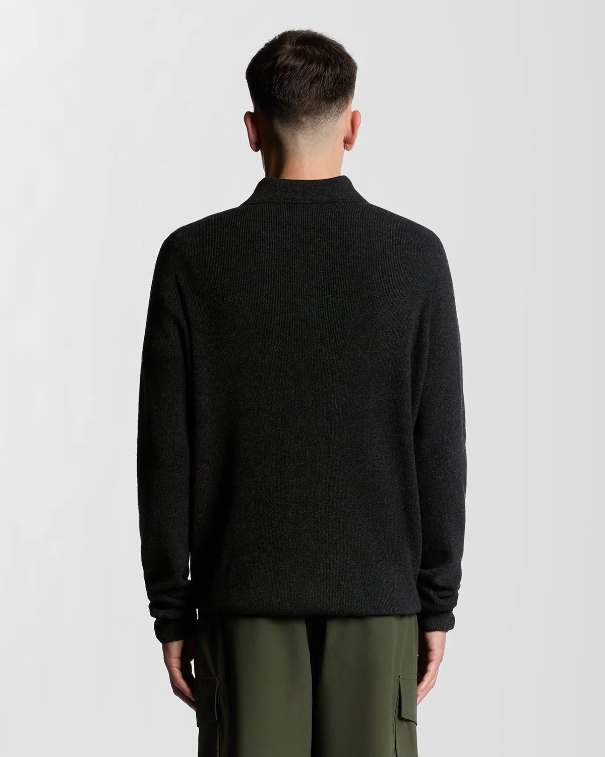 Lambswool Blend Rugby Jumper sold by Lyle & Scott product image thumbnail 4