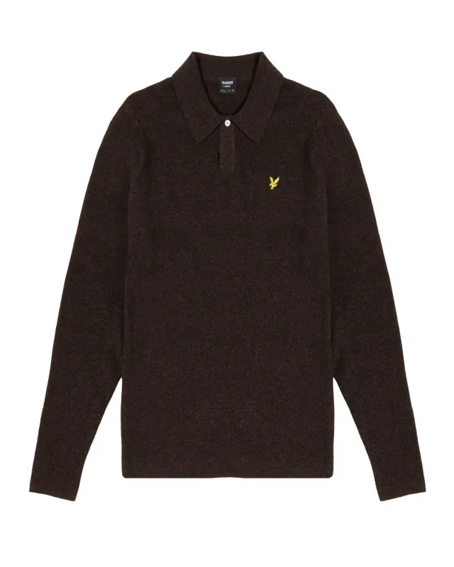 Lambswool Blend Rugby Jumper sold by Lyle & Scott