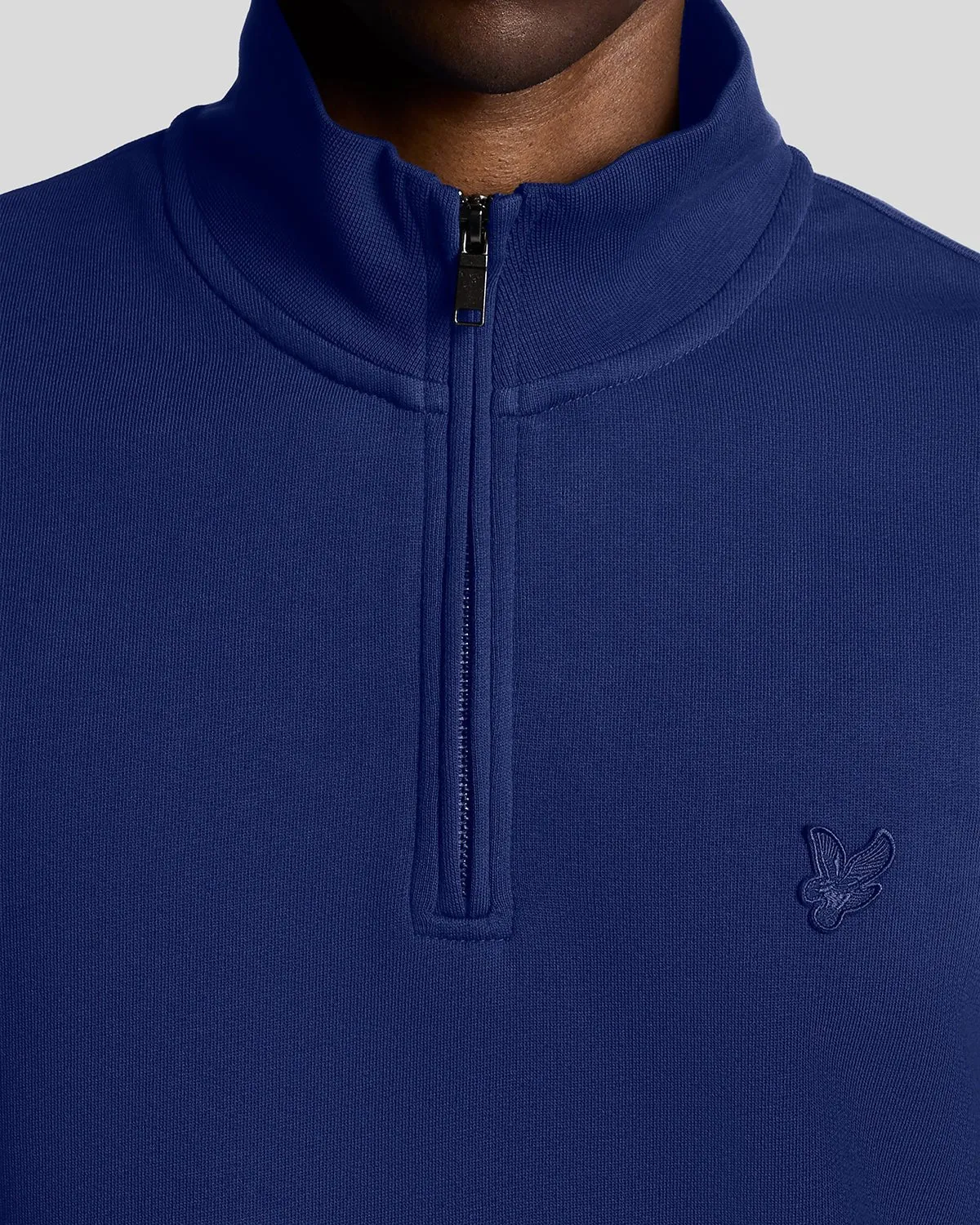 Superfine Cotton 1/4 Zip Sweatshirt sold by Lyle & Scott product image thumbnail 3