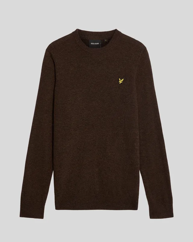Lambswool Blend Crew Neck Jumper sold by Lyle & Scott product image thumbnail 5